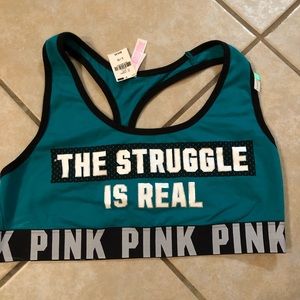 The Struggle Is Real Sports Bra
